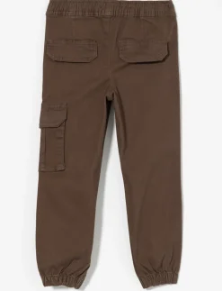 Adjustable Cotton Cargo Jogger Pants - Little Boy