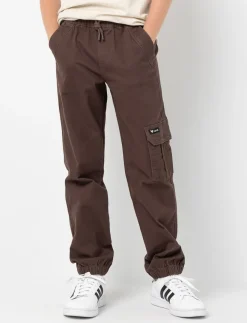 Adjustable Cotton Cargo Jogger Pants