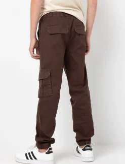Adjustable Cotton Cargo Jogger Pants