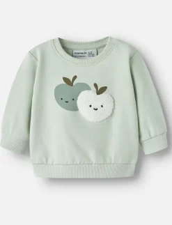 Apple-print Sweatshirt