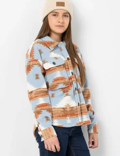 Aztec Print Shacket
