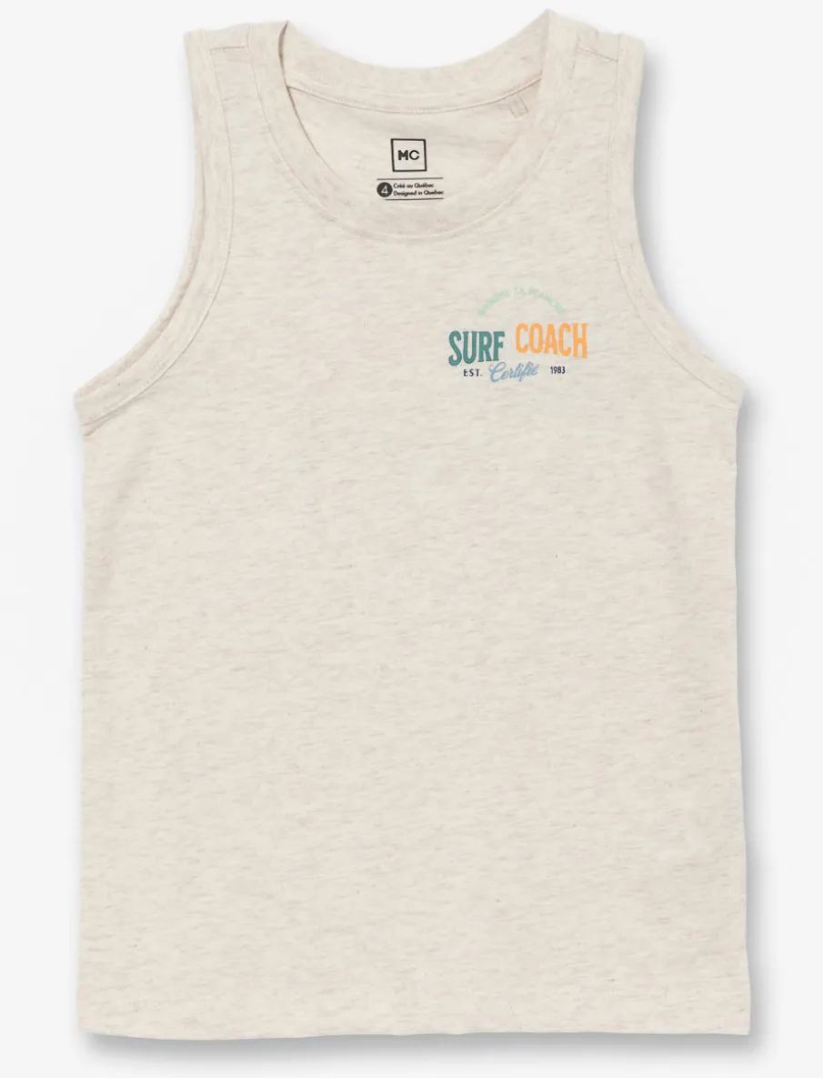 Back Print Tank Top - Little Boy