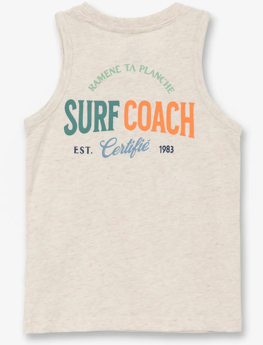 Back Print Tank Top - Little Boy