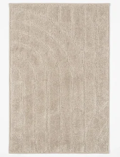 Bath Rug with Textured Pattern