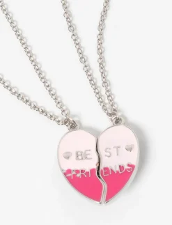 “Best Friends” Necklace Set (2 Pieces) - Teen Girls