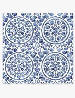 Blue Medallion Napkins - Pack of 20