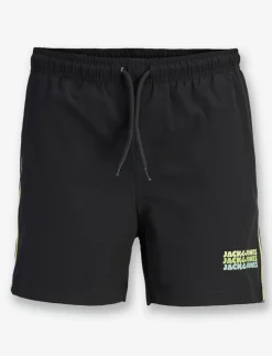 Boardshorts with Contrasting Stripes