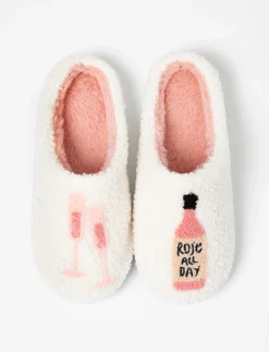 Bouclé Slippers with Memory Foam