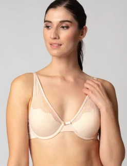 Bra with Mesh Accents