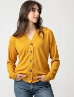Buttoned Knit Cardigan