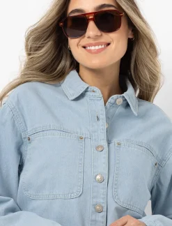 Button-Up Denim Jacket