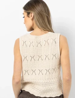 Button-Up Sleeveless Vest