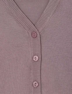 Button-up V-neck Cardigan - Little Girl