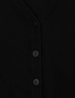 Button-up V-neck Cardigan - Little Girl