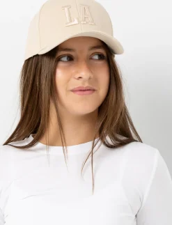 Cap with LA Embroidery