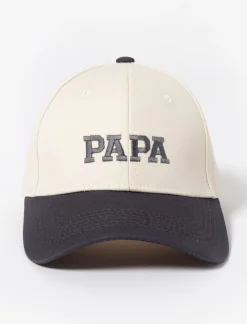 Cap with “Papa” Embroidery