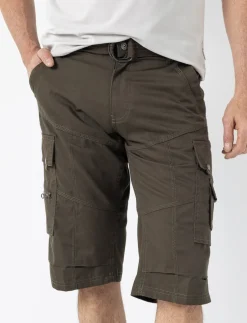 Capris with Cargo Pockets and Belt