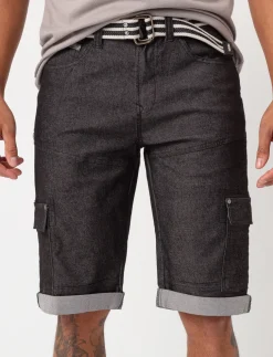 Cargo Bermudas with Belt