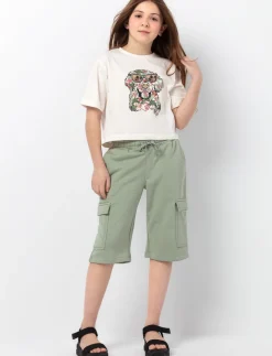Cargo Capri Shorts