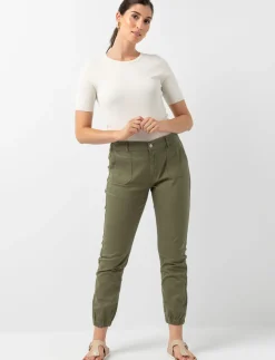 Cargo Pants with Elastic Cuffs