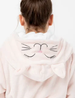 Cat Hood Bathrobe