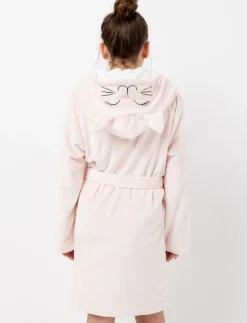 Cat Hood Bathrobe