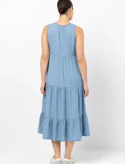 Chambray Midi Dress