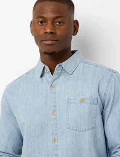 Chambray Shirt with Pockets