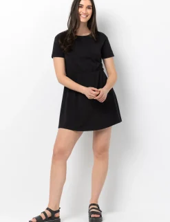 Cinched-waist Dress