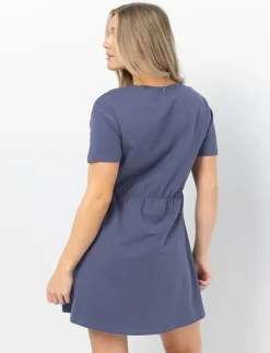 Cinched-waist Dress