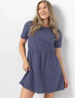 Cinched-waist Dress
