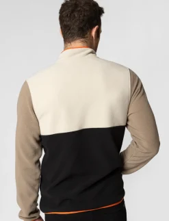 Colour Block Fleece Pullover