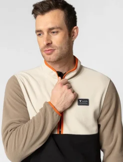 Colour Block Fleece Pullover
