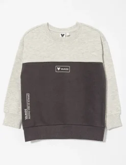 Colour Block Fleece Sweatshirt - Little Boy