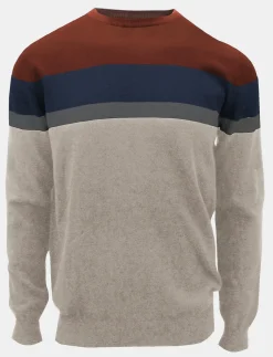 Colour Block Knit Sweater