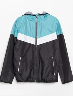 Colour Block Mid-season Jacket