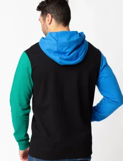 Colour Block Organic Cotton Hoodie