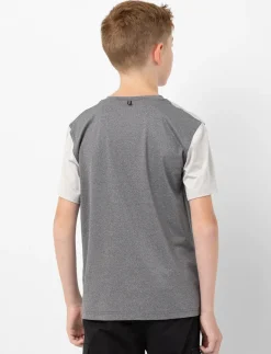 Contrast Sleeve Sports T-shirt