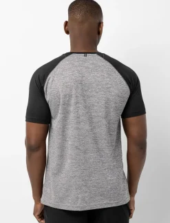 Contrast Sleeve Sports T-shirt