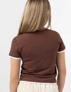 Contrast-trim T-shirt