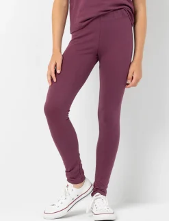 Cotton Leggings with Elastic Waistband
