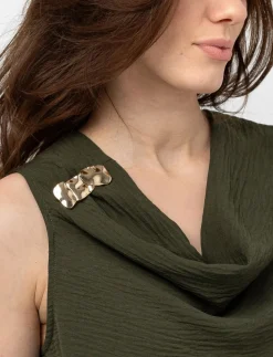 Cowl neck Tank Top