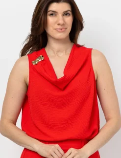 Cowl neck Tank Top