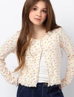 Crew Neck Bolero - Teen Girls