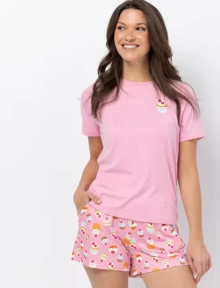 Crew Neck Pajama T-Shirt
