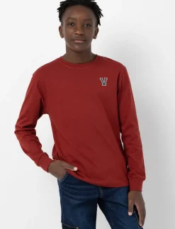 Crew-neck T-shirt with Back Print