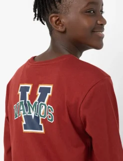 Crew-neck T-shirt with Back Print