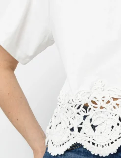 Crochet Detail T-shirt