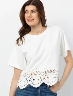 Crochet Detail T-shirt