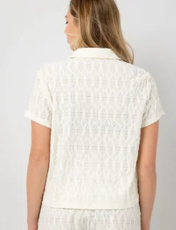 Crochet Swim Cover-up Blouse